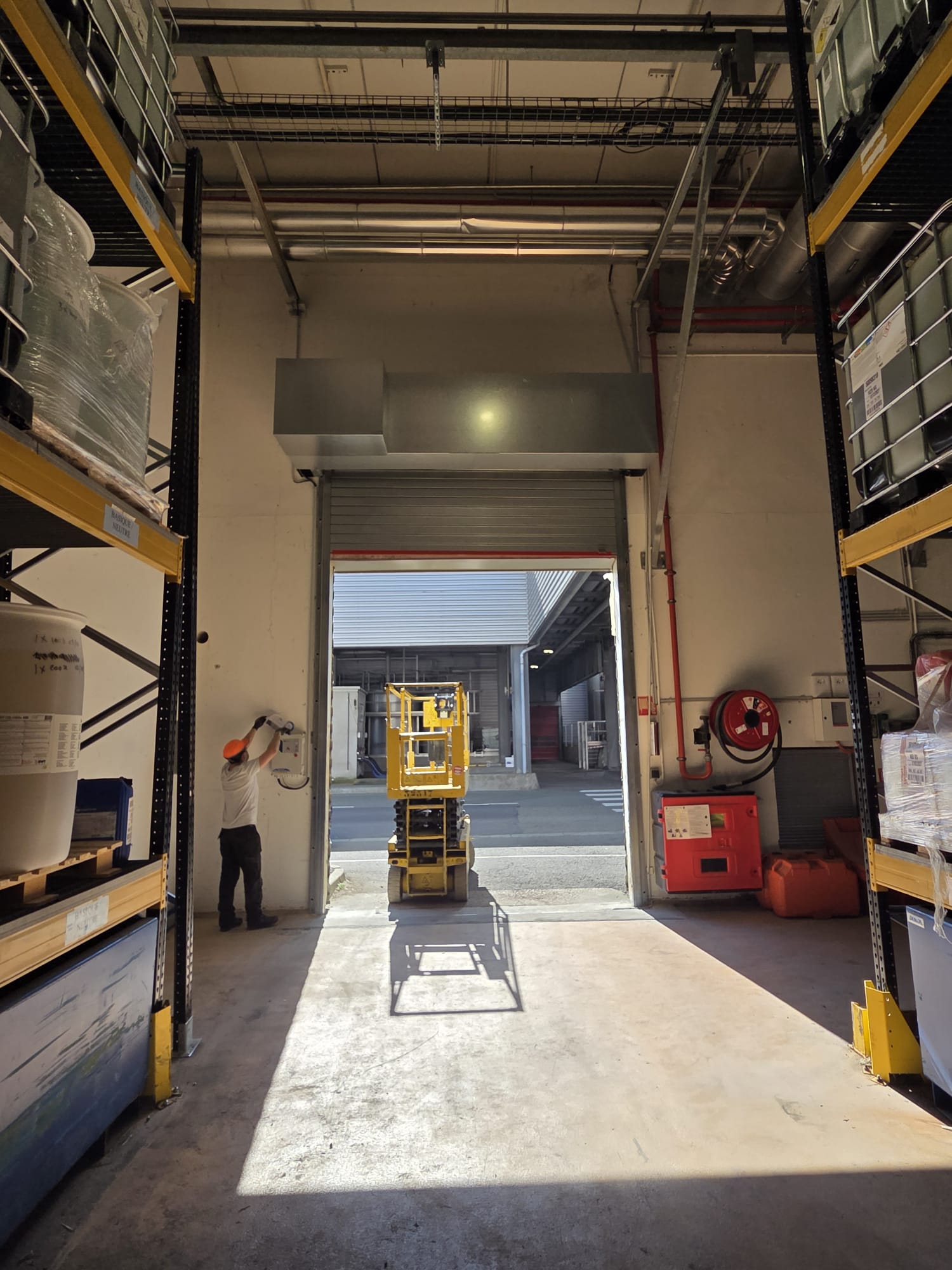Portes sectionnelles : réalisation GFA 1
